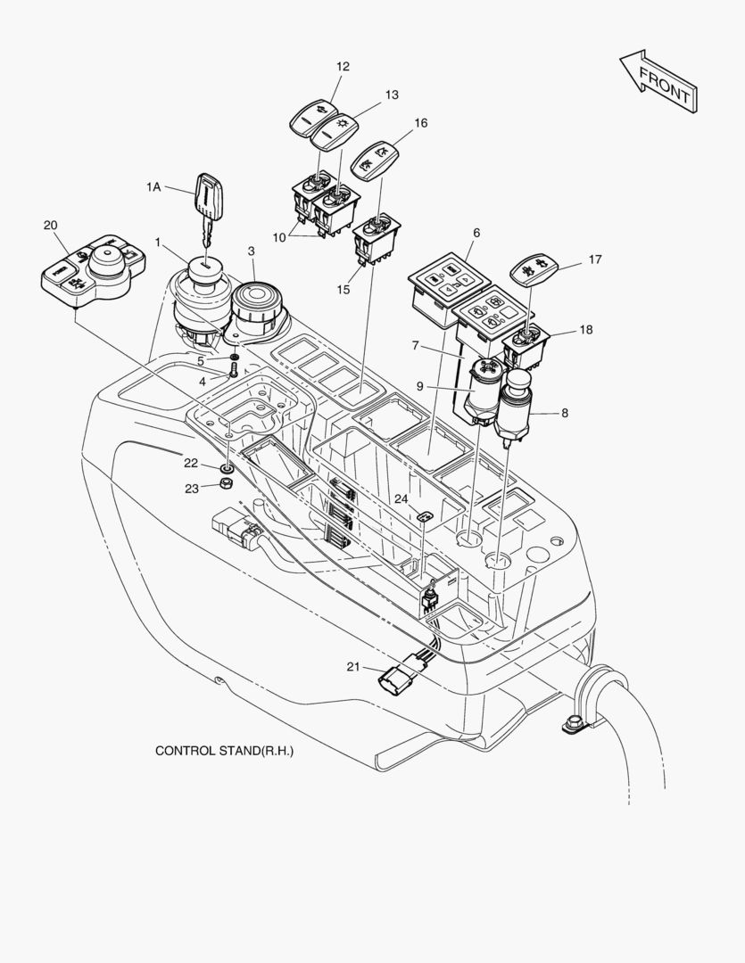 ЭЛЕКТРИЧЕСКИЕ ЗАПЧАСТИ - ПУЛЬТ УПРАВЛЕНИЯ