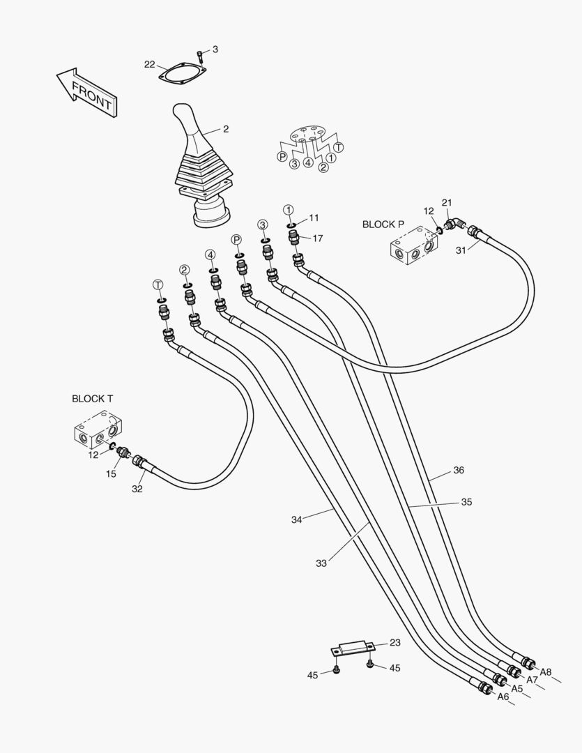 ТРУБОПРОВОД СЕРВОУПРАВЛЕНИЯ(8)