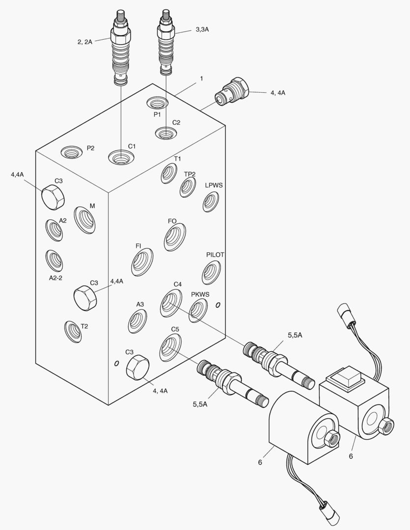 3540 BRAKE & PILOT SUPPLY VALVE [1001~1134]