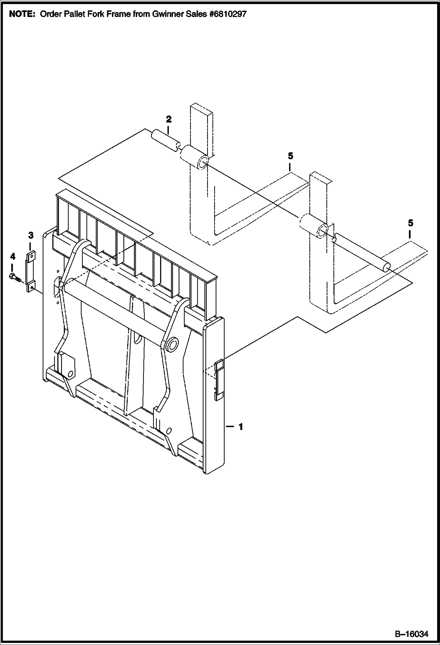 48-- ВИЛОЧНЫЙ ЗАХВАТ ДЛЯ ПОДДОНОВ (СЕРИЙНЫЙ НОМЕР 029700101 И ВЫШЕ)
