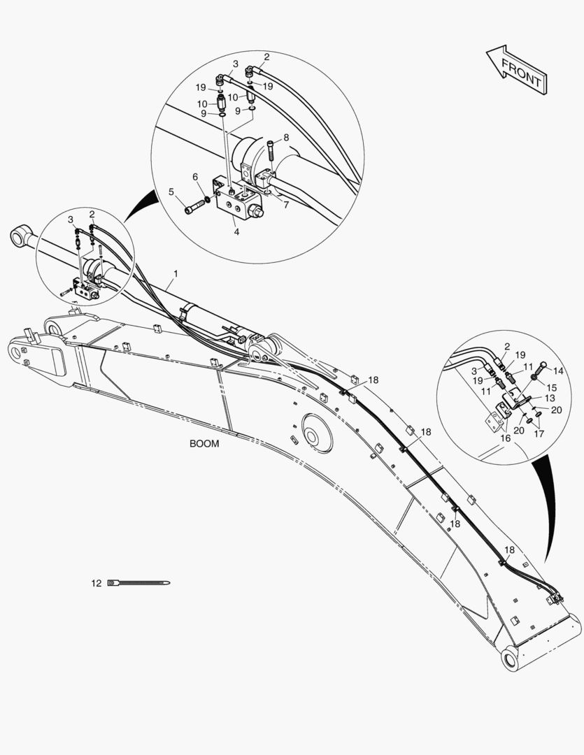 ГИДРОСИСТЕМА РУКОЯТИ-ГИДРОЗАМОК
