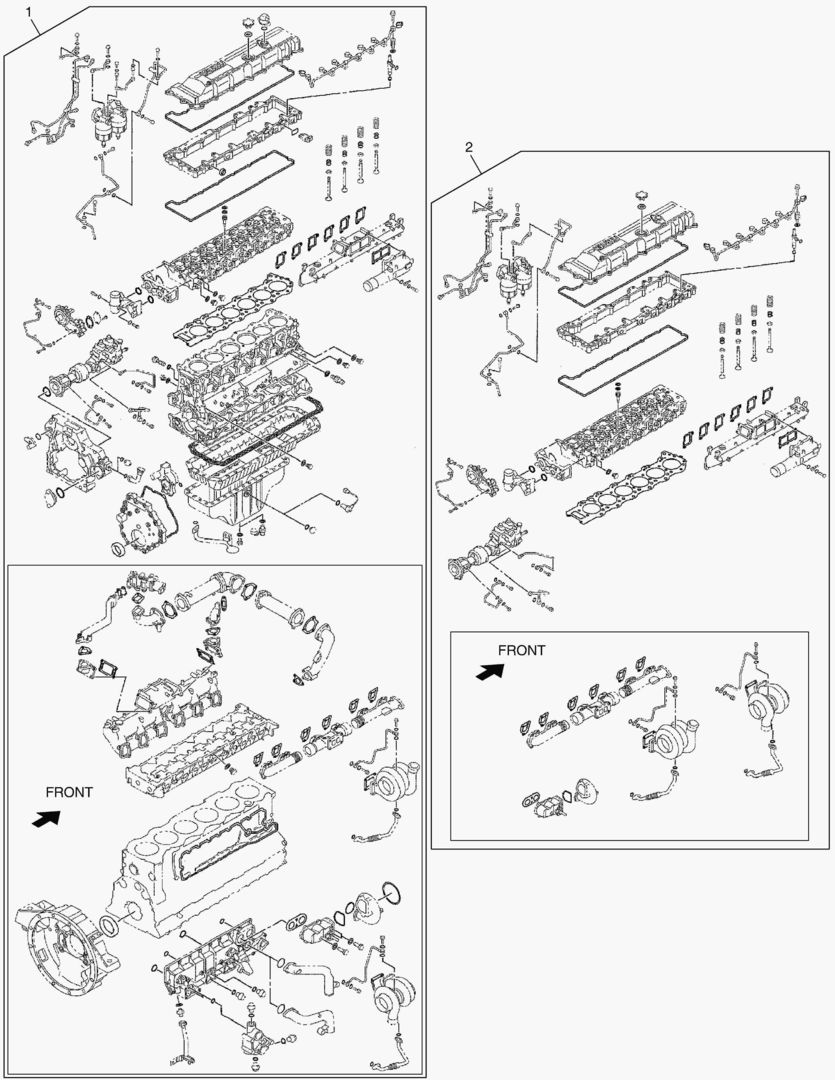 КОМПЛЕКТ ПРОКЛАДОК ДВИГАТЕЛЯ
