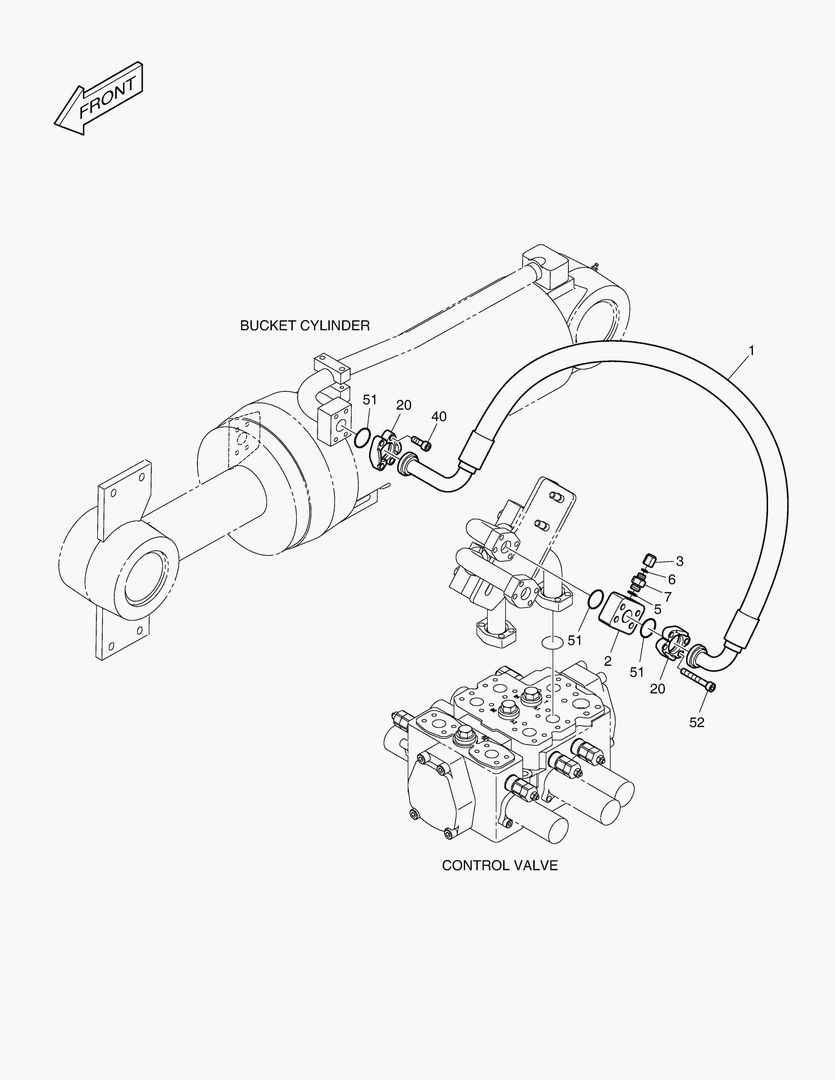 Спецтехника 5311 QUICK COUPLER PIPING [10471~10651]