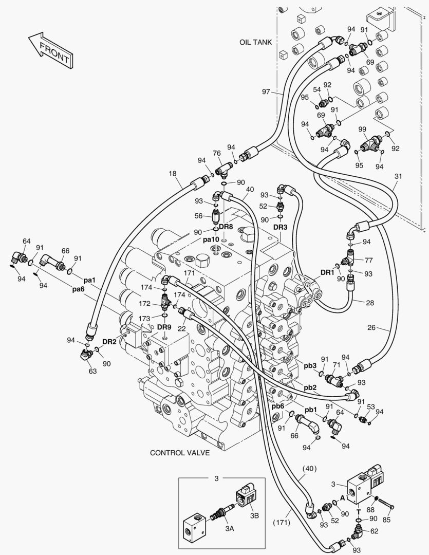 ТРУБОПРОВОД СЕРВОУПРАВЛЕНИЯ(5)