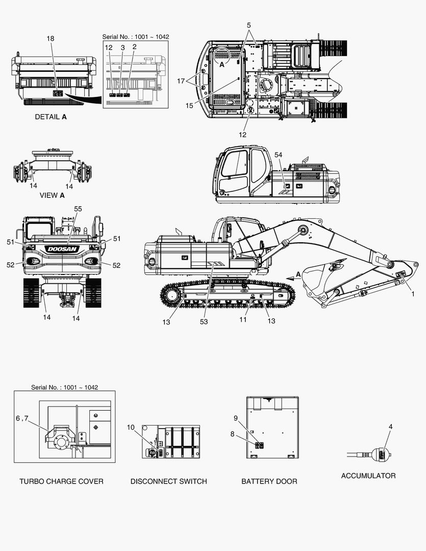 ПРЕДУПРЕЖДАЮЩАЯ ТАБЛИЧКА - ВНЕШНЯЯ ЧАСТЬ
