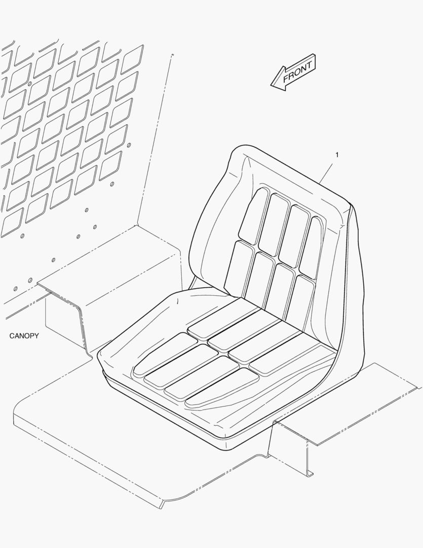 Спецтехника УСТАНОВКА СИДЕНЬЯ