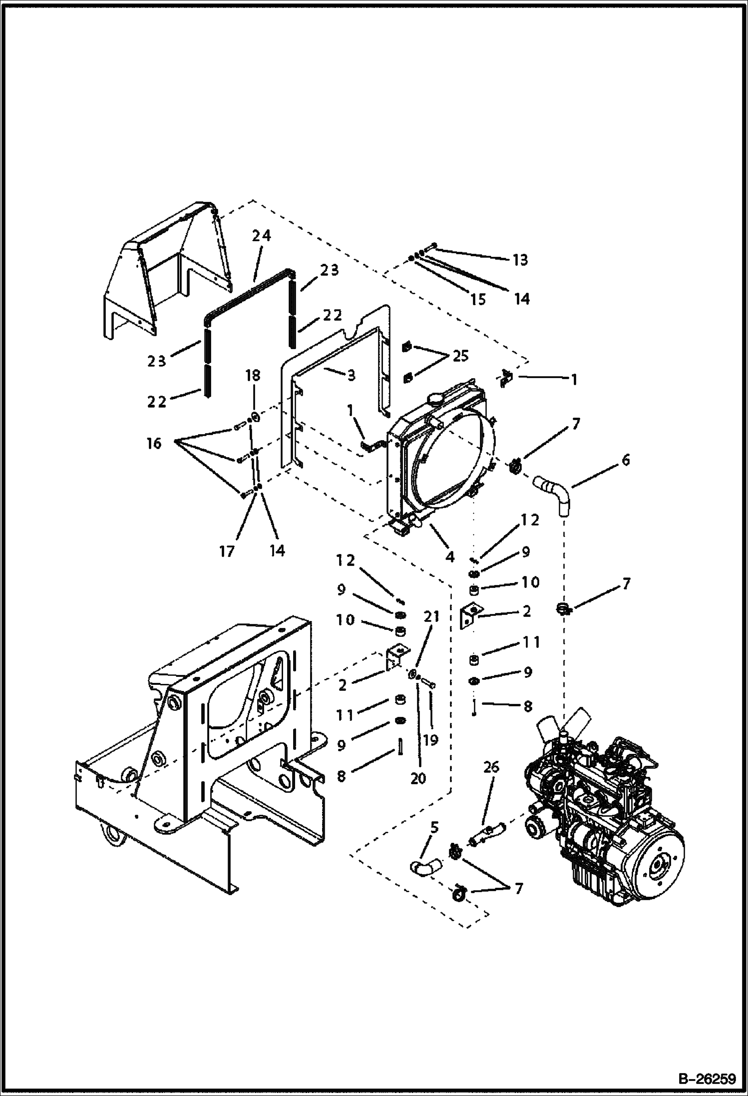 СИСТЕМА ОХЛАЖДЕНИЯ ДВИГАТЕЛЯ 5701 11001 И ВЫШЕ