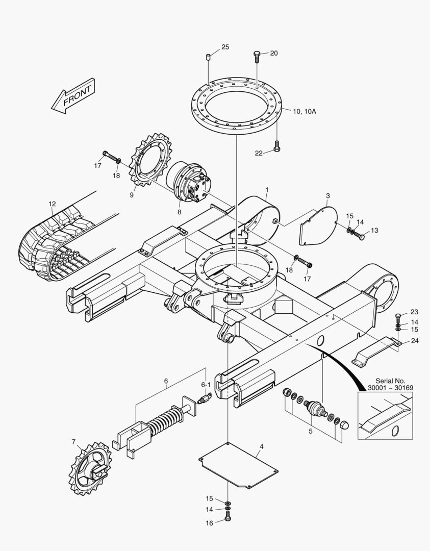 РАМА ГУСЕНИЦЫ - 1000 мм