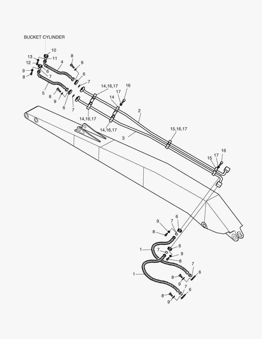 ГИДРОСИСТЕМА РУКОЯТИ-8 м