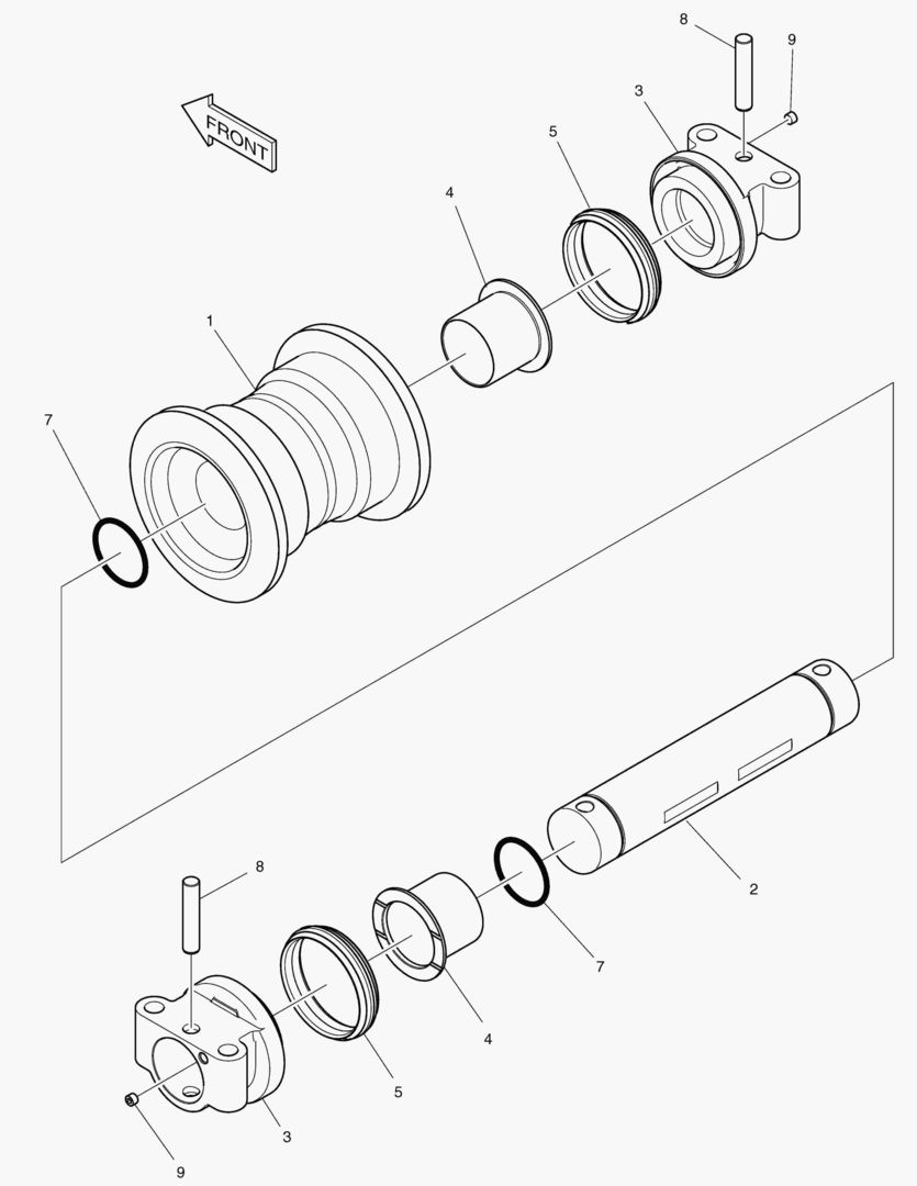 2150 LOWER ROLLER [5001~10071]