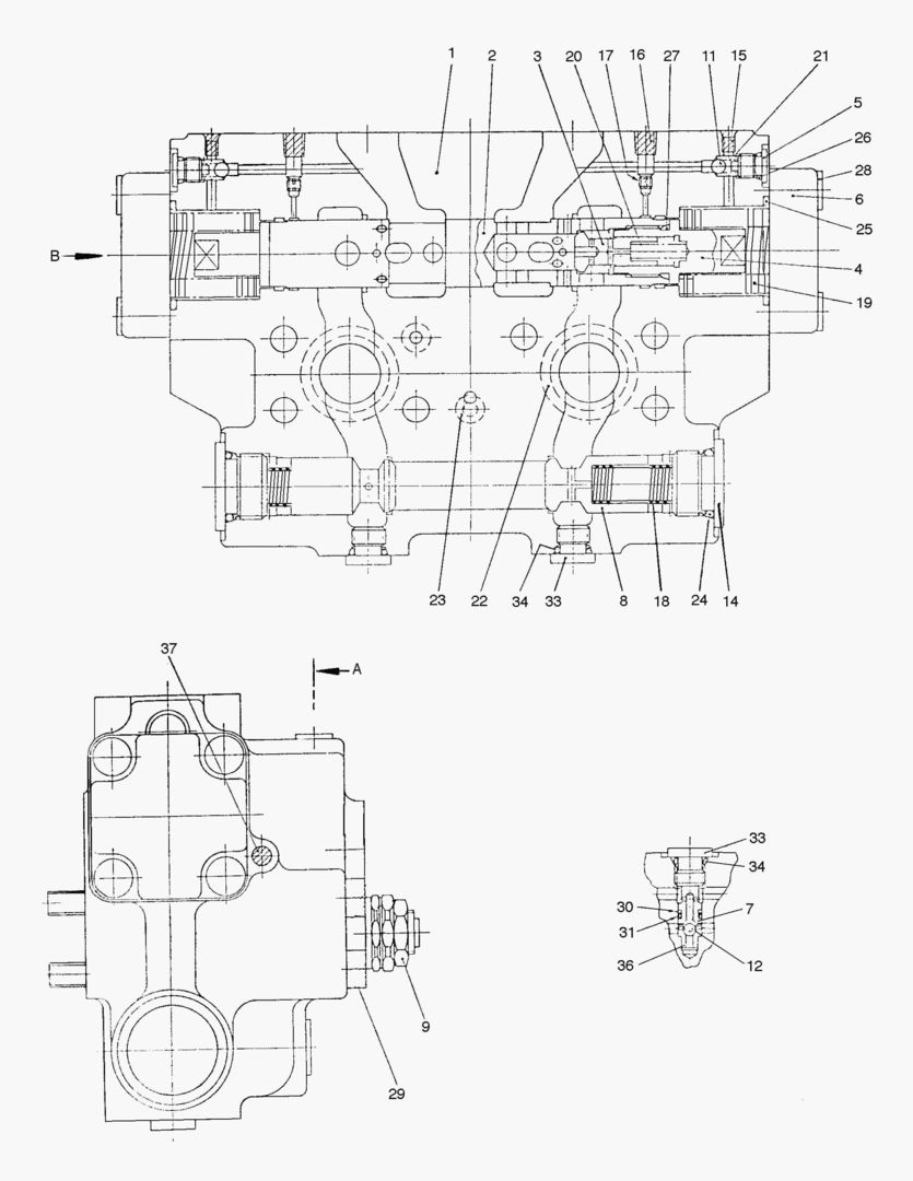 Спецтехника 4260 COUNTER BALANCE VALVE-TRAVEL MOTOR [1001~1448]