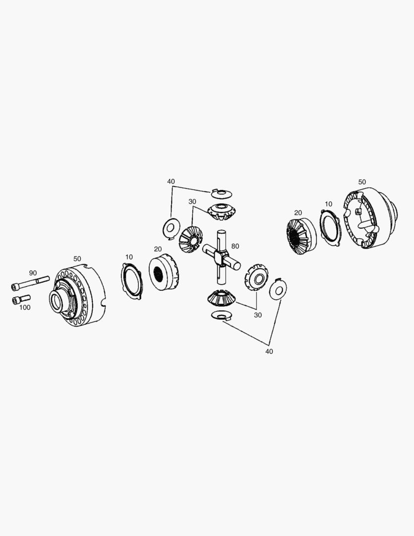 Спецтехника 4580 DIFFERENTIAL GEAR - FRONT AXLE [1001~1081] - главное фото