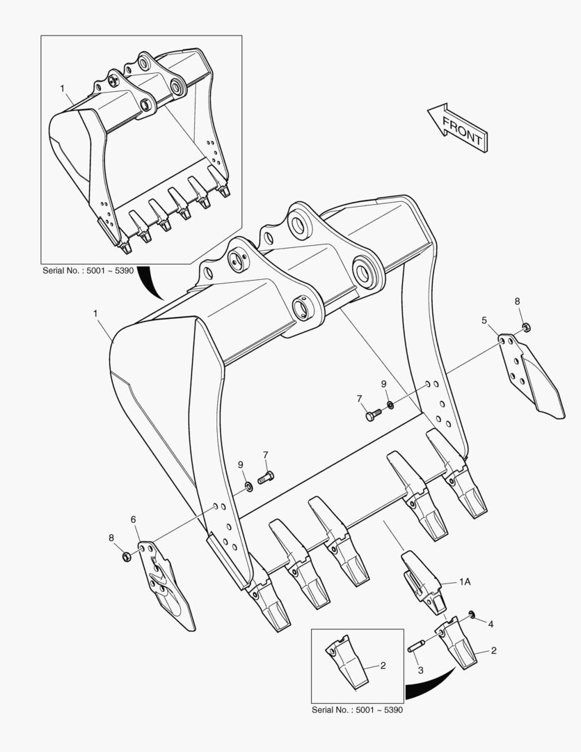 6820 BUCKET ASS`Y - 1.28mВі