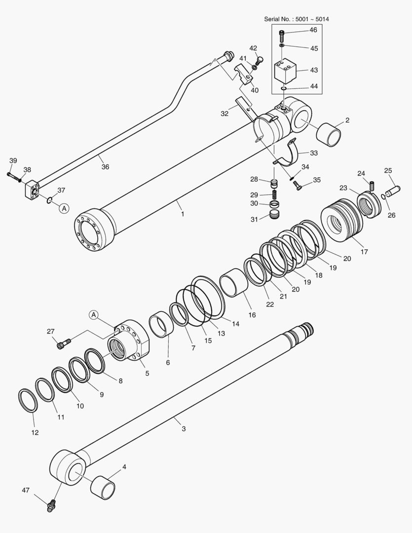 Спецтехника 4340 ARM CYLINDER - ARM 2.5m [5001~11217] - главное фото