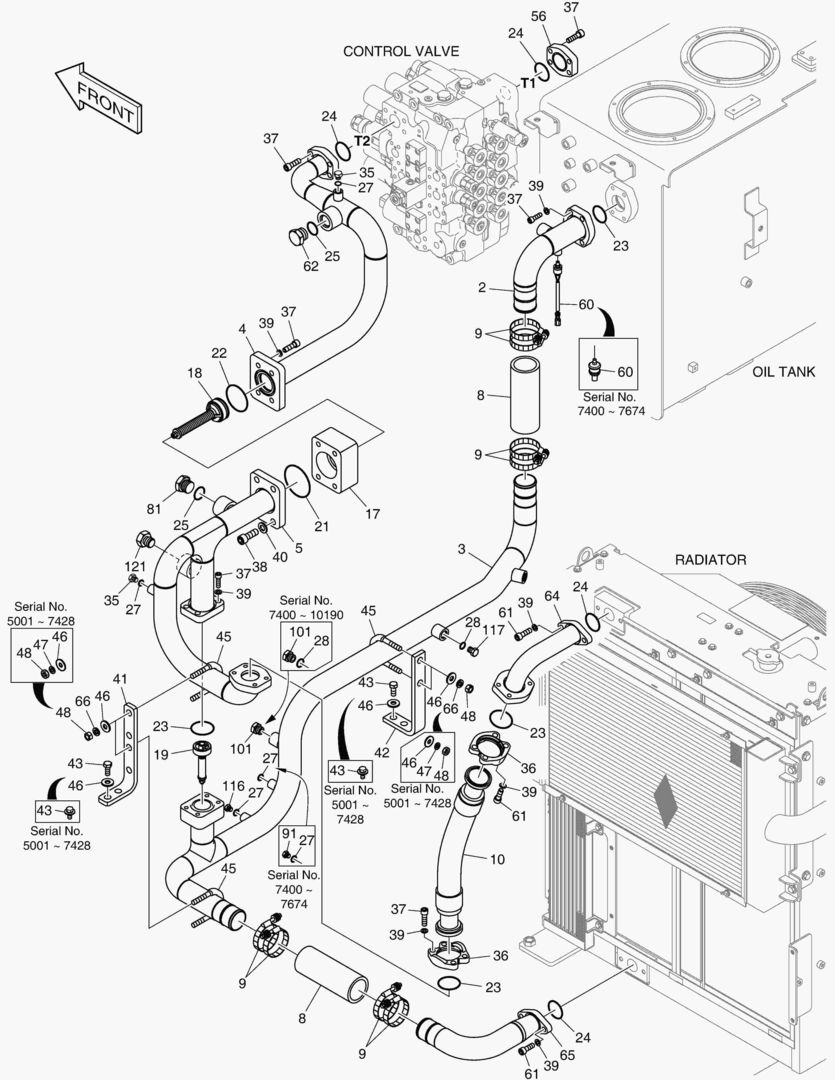 1241 OIL COOLER PIPING(2) [7400~]