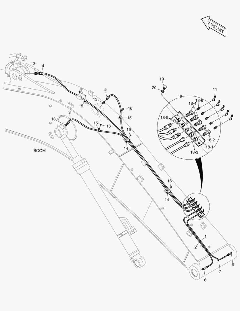 ТРУБОПРОВОД СМАЗОЧНОЙ СИСТЕМЫ - СТРЕЛА