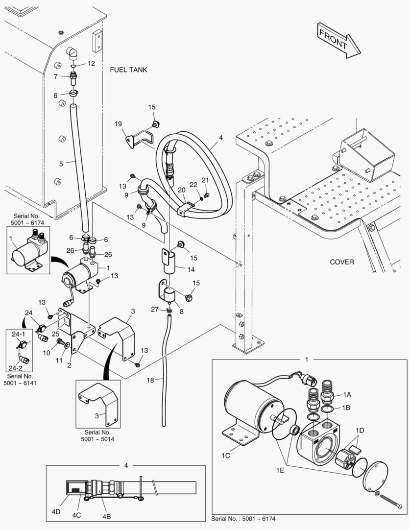 НАСОС ЗАЛИВНОЙ ГОРЛОВИНЫ ТОПЛИВА В СБОРЕ