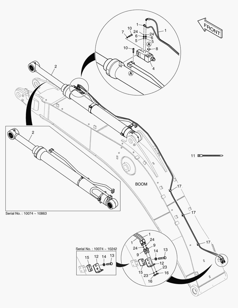 ГИДРОЗАМОК ТРУБОПРОВОДА - СТРЕЛА 6.3 м