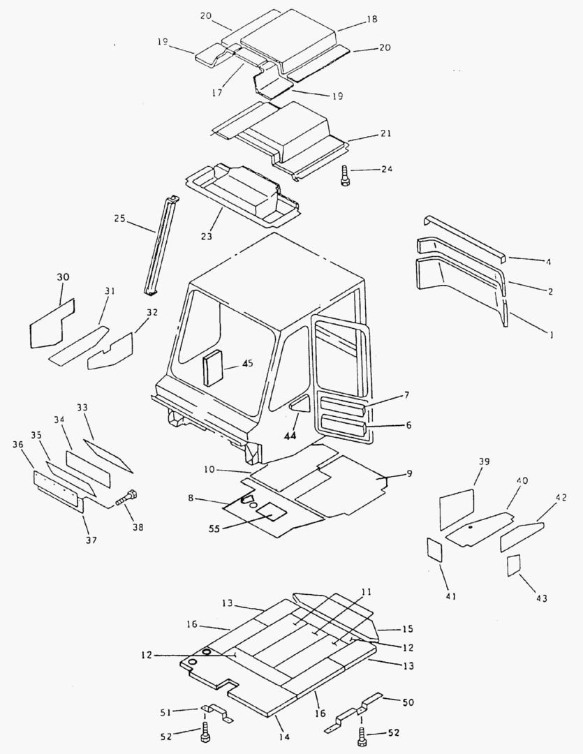 G078-1 INSULATION; CAB