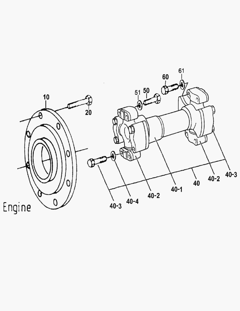 G120-4 CARDAN SHAFT; ENGINE-TRANSMISSION
