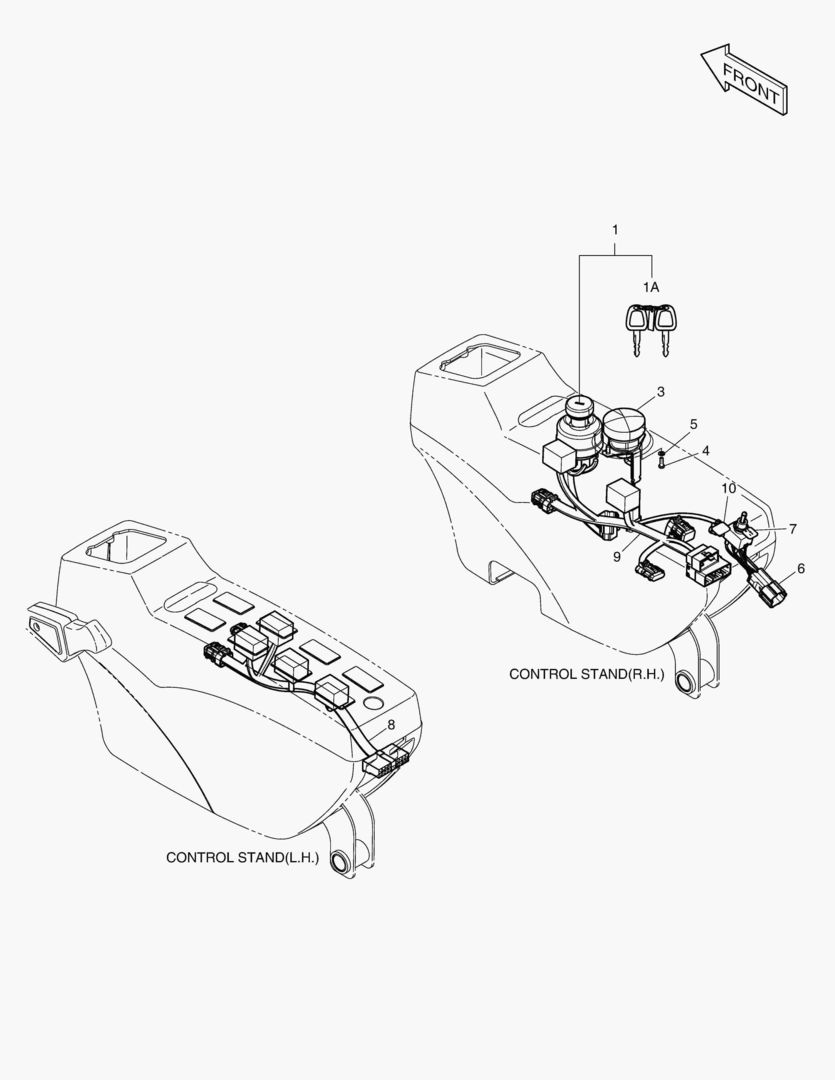 ЭЛЕКТРИЧЕСКИЕ ЗАПЧАСТИ - ПУЛЬТ УПРАВЛЕНИЯ