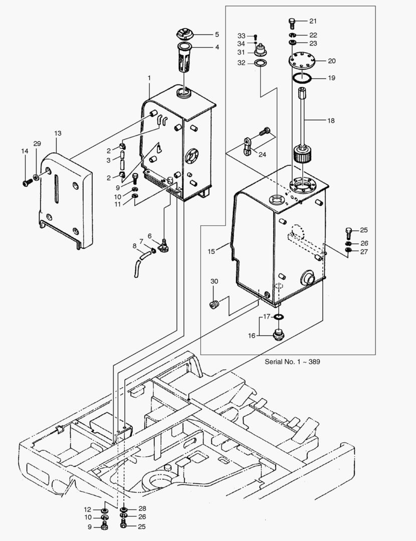 Схема 1170 FUEL TANK