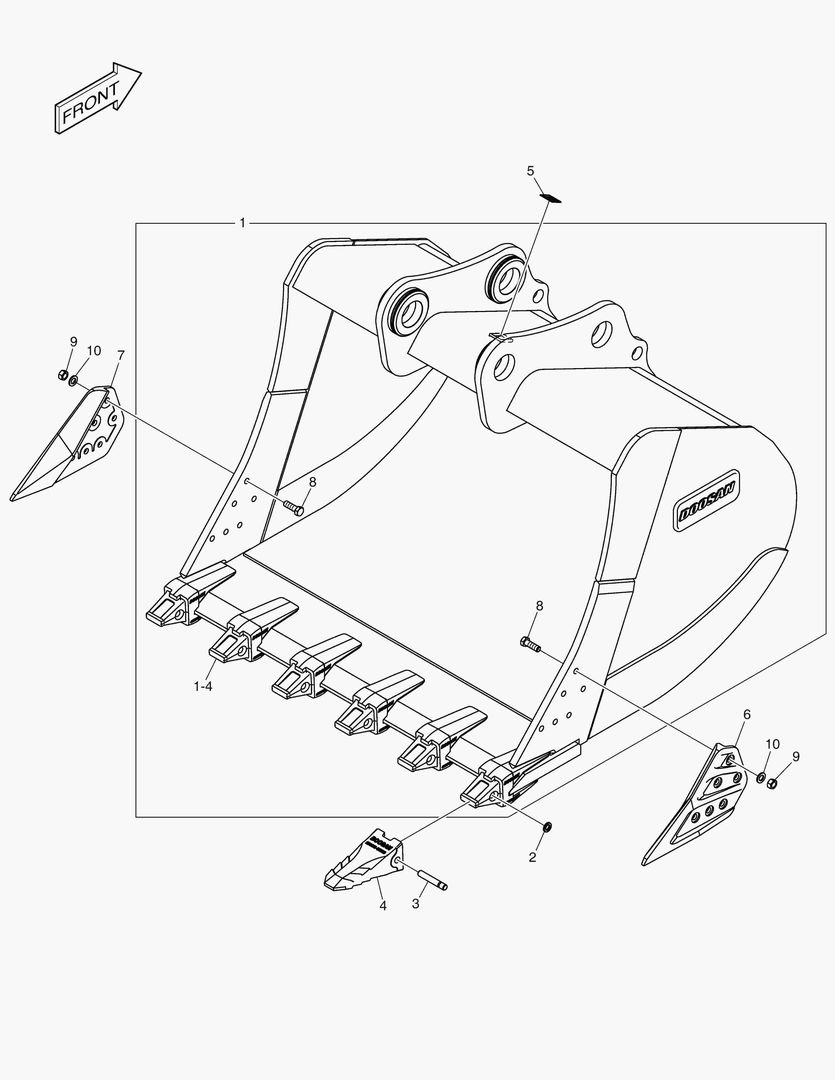 6415 BUCKET ASS`Y - 3.28mВі - H CLASS