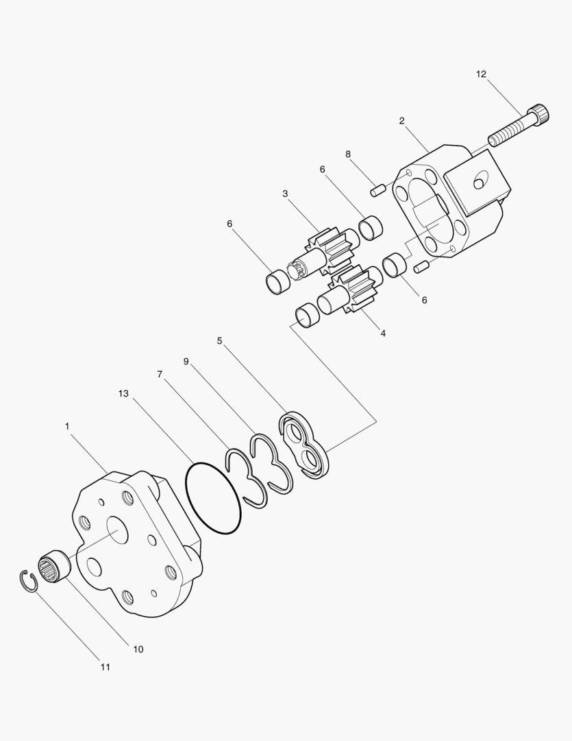ОСНОВНОЙ НАСОС - ШЕСТЕРЕННЫЙ НАСОС(2)