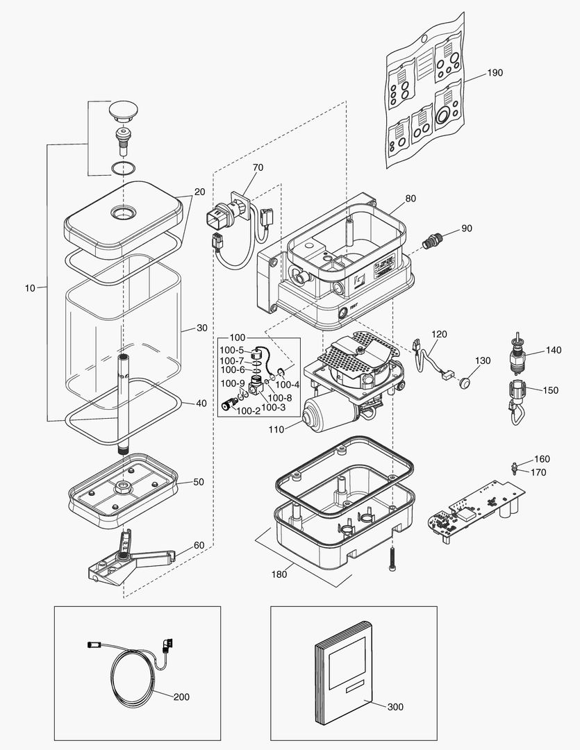 G490-42 CENTRAL LUBRICATION, PUMP EXPL. [ 7X0618 ~]