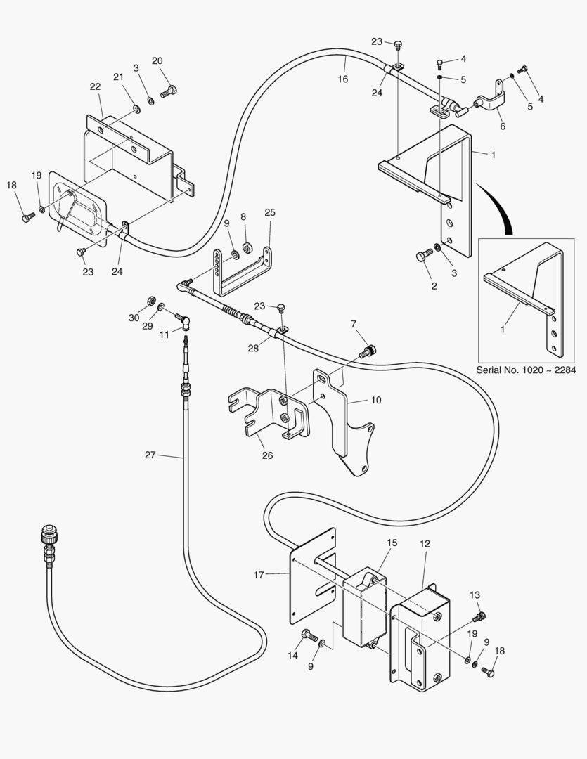 1305 ENGINE CONTROL ASS`Y (TIER-I) [1020~]