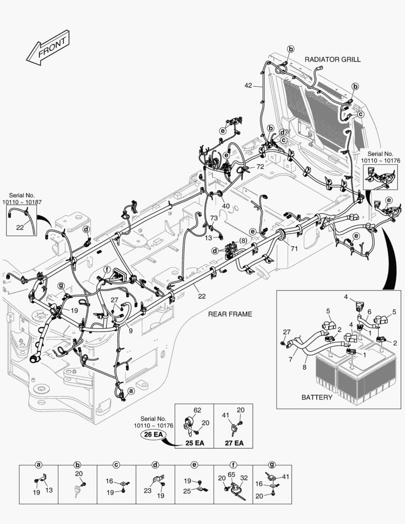 Схема 1621 ELECTRIC PARTS - WIRING [10110~]