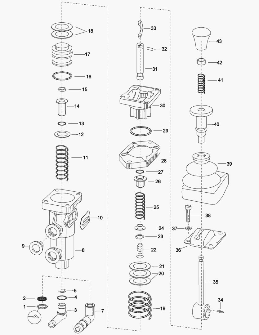 G049-5 HANDBRAKE VALVE