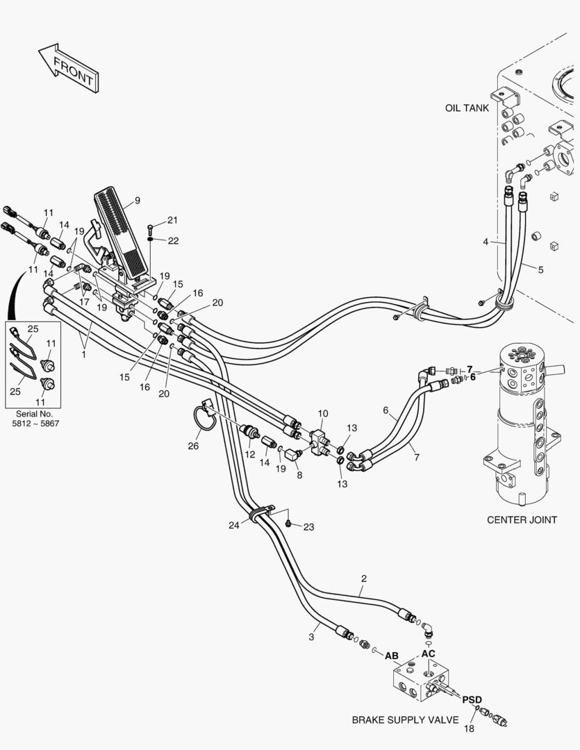 1441 BRAKE PIPING(1) [5812~]