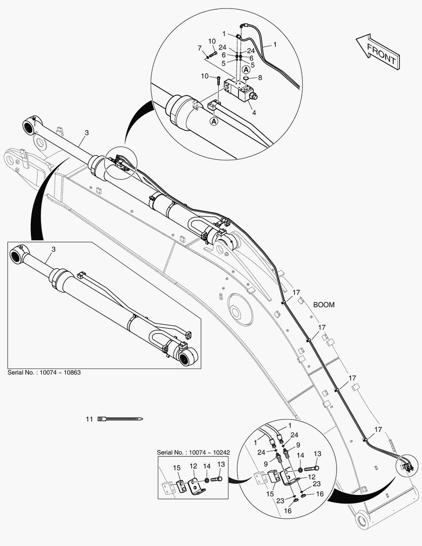 ГИДРОЗАМОК ТРУБОПРОВОДА - СТРЕЛА 7.1 м