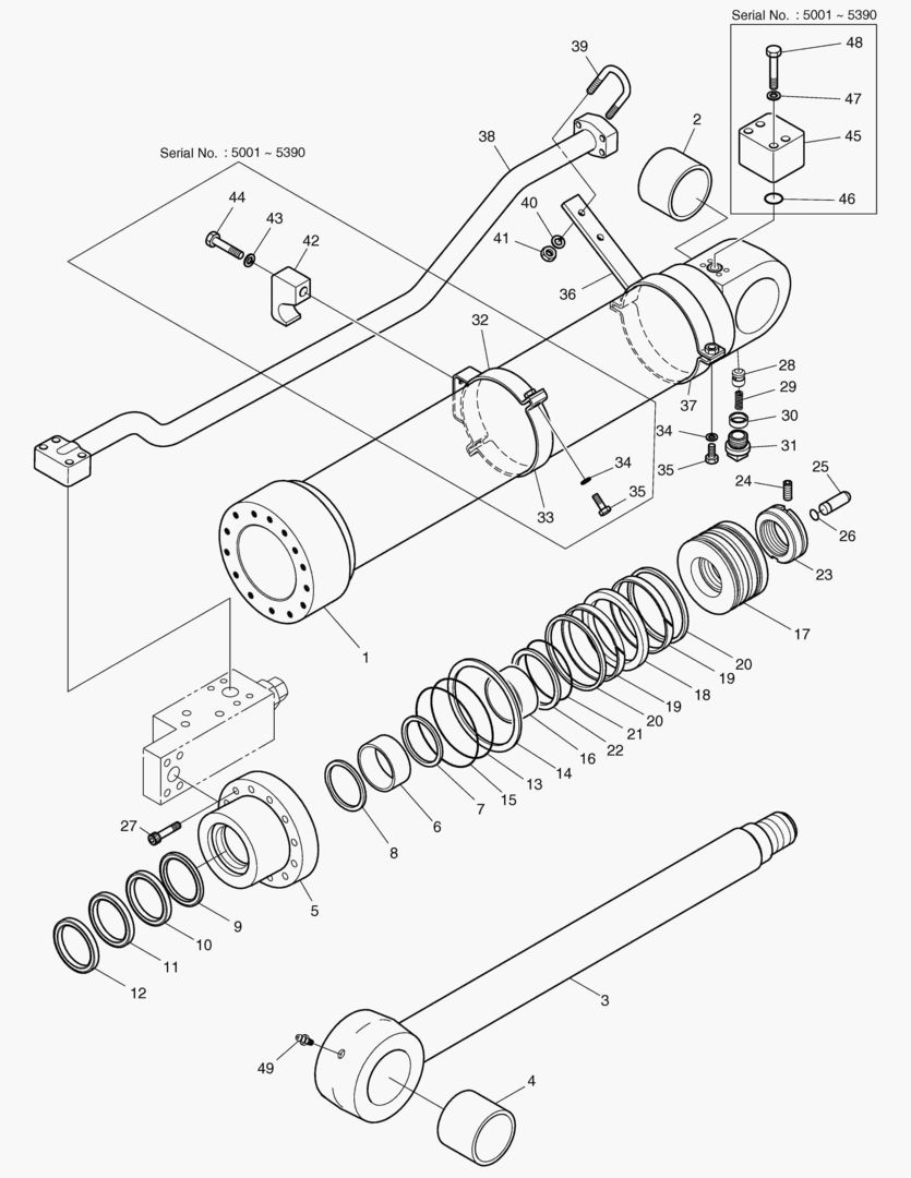 ЦИЛИНДР РУКОЯТИ - ГИДРОЗАМОК