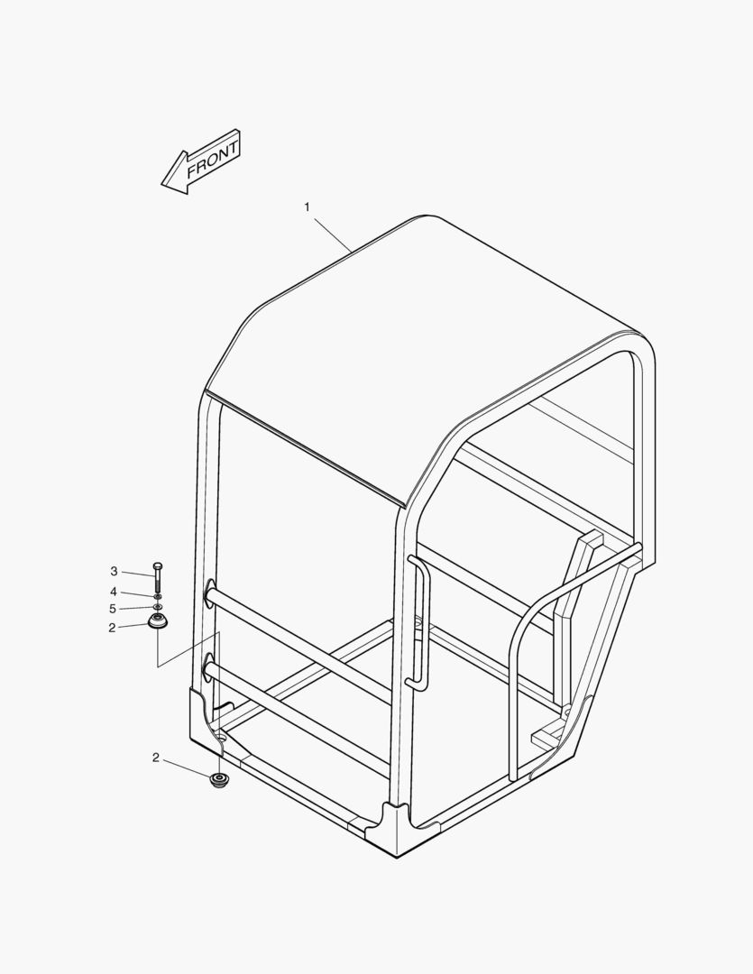 КРЫША НАД СИДЕНЬЕМ ВОДИТЕЛЯ - КРЫШКА(TOPS)