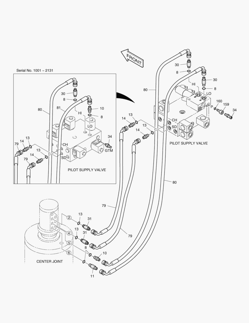 ТРУБОПРОВОД СЕРВОУПРАВЛЕНИЯ(10)