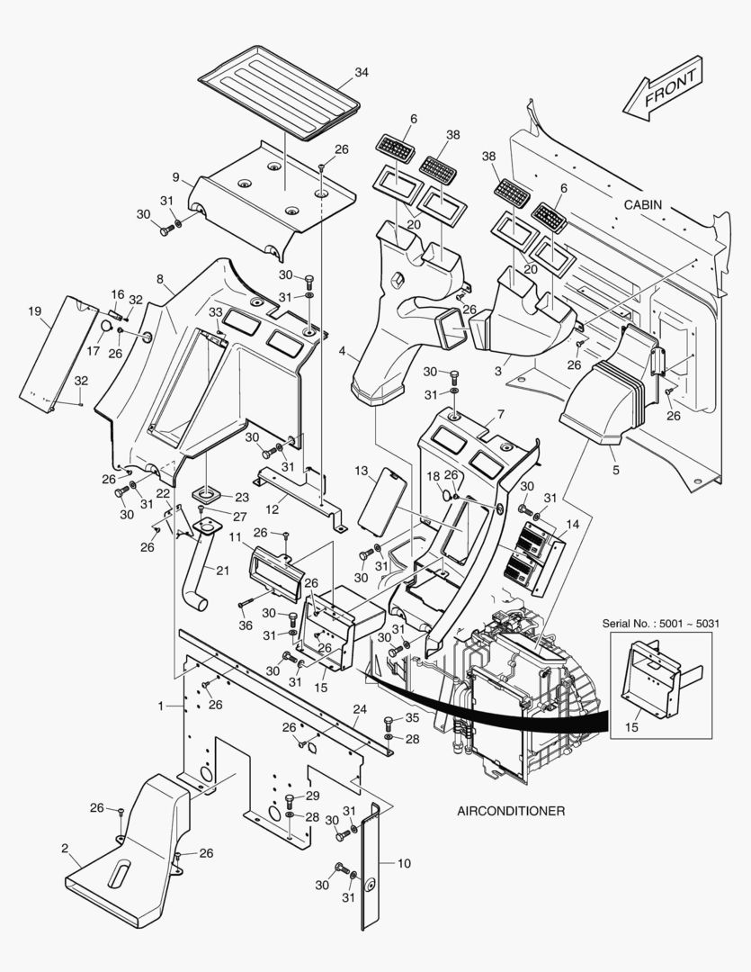 1520 HEATER COVER [5001~5093]