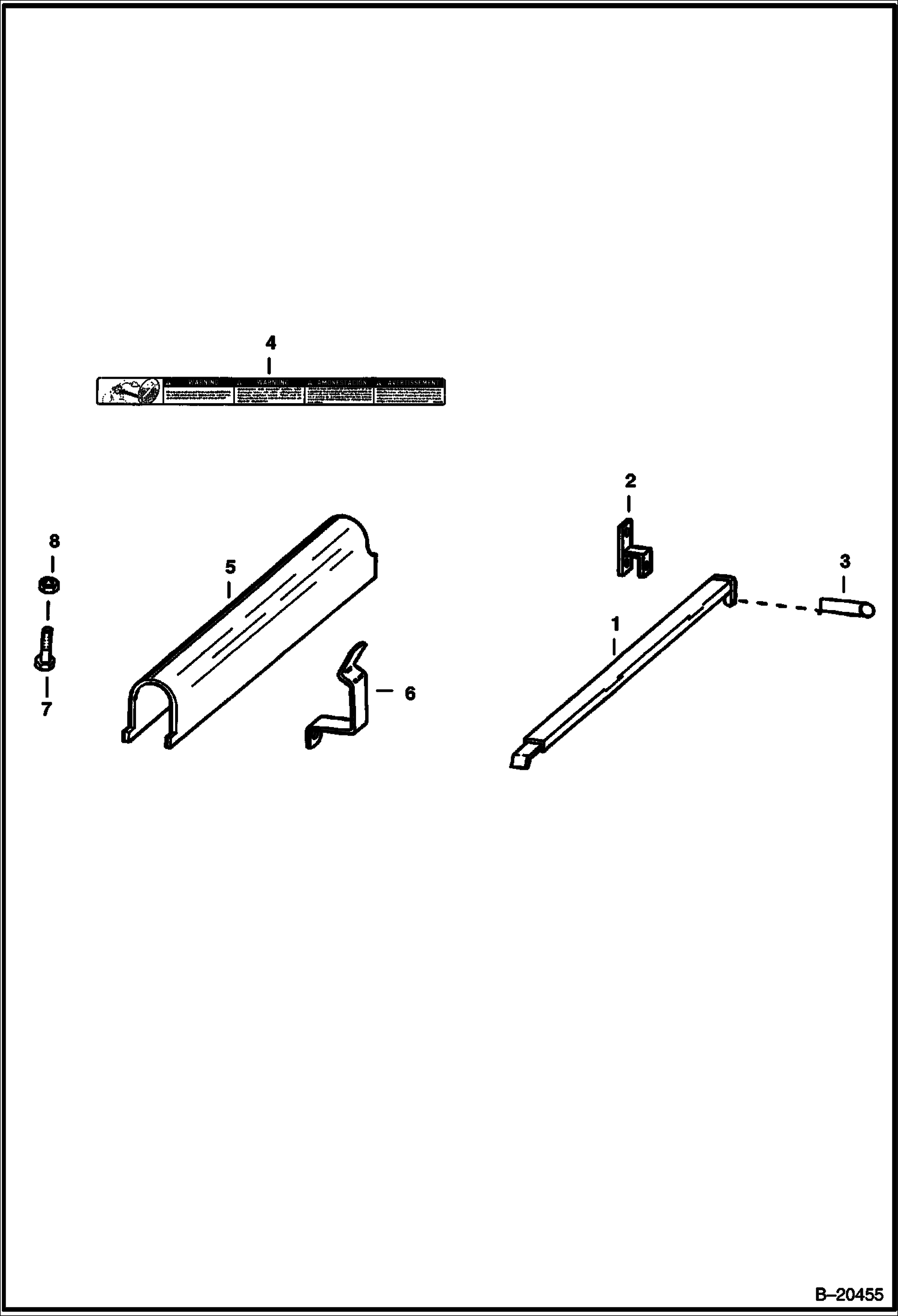 ЭКСКАВАТОР-ПОГРУЗЧИК (ОСТАНОВ ПОДЪЕМНОЙ РУКОЯТИ) (908)