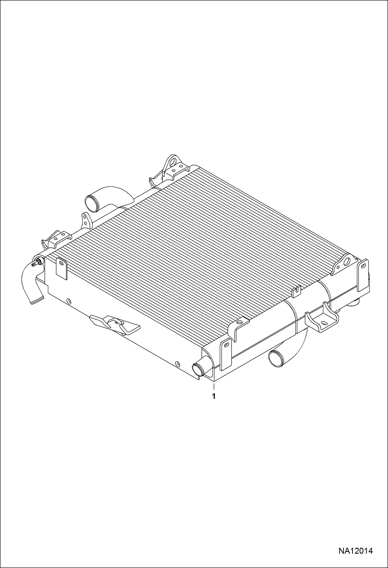 ДВИГАТЕЛЬ И КРЕПЕЖНЫЕ ДЕТАЛИ (ТЕПЛООБМЕННИК РАДИАТОРА)