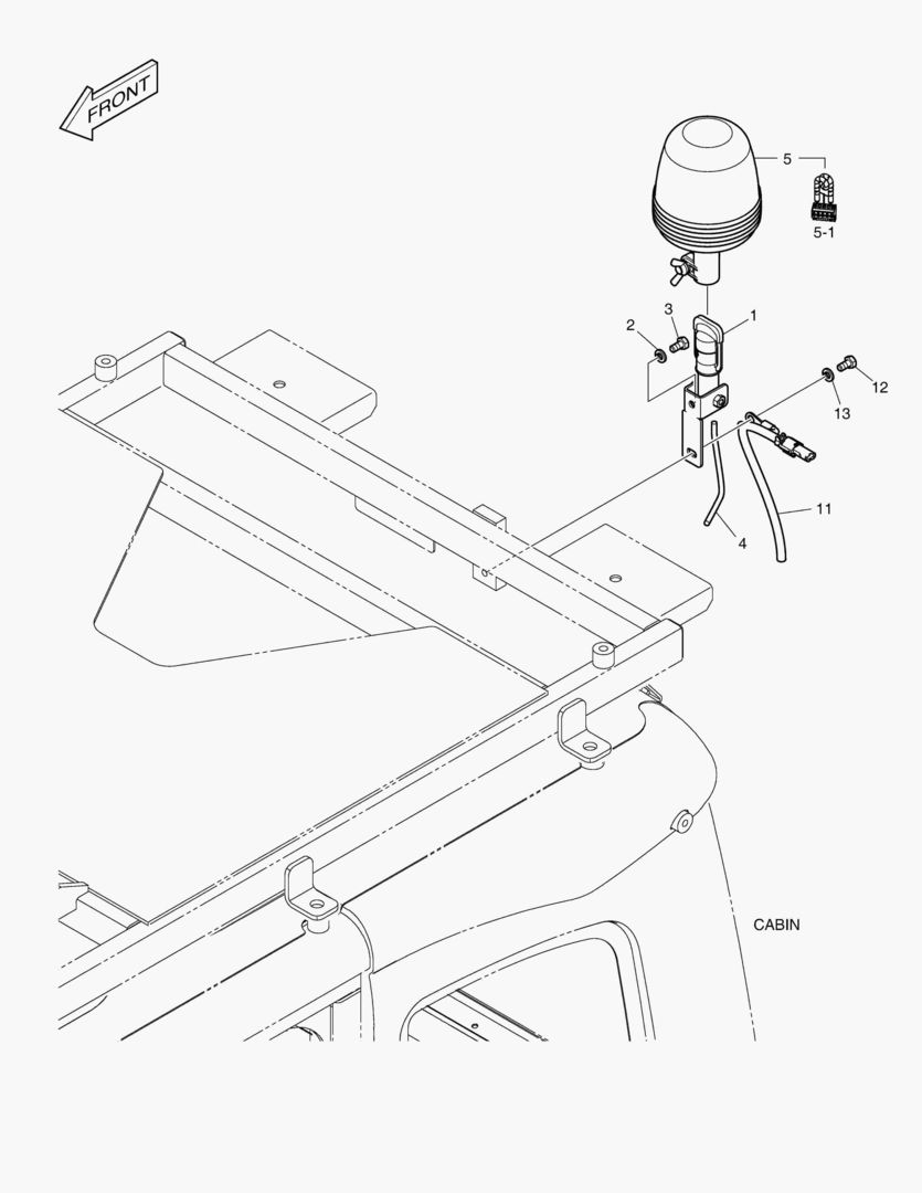 7430 ROTATING BEACON - GUARD [1001~1307]