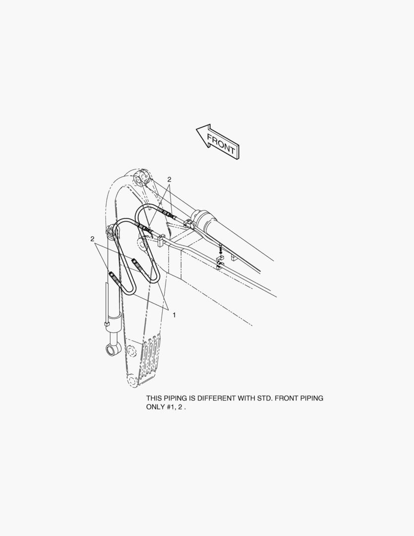 ГИДРОСИСТЕМА РУКОЯТИ-РУКОЯТЬ 2.2 м