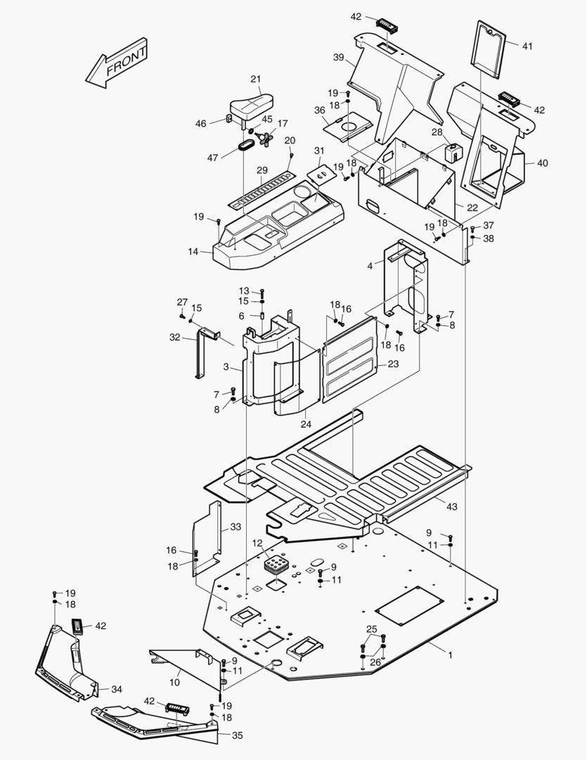 ПУЛЬТ УПРАВЛЕНИЯ В СБОРЕ - РЫЧАГ ПЕРЕКЛЮЧЕНИЯ ПЕРЕДАЧИ
