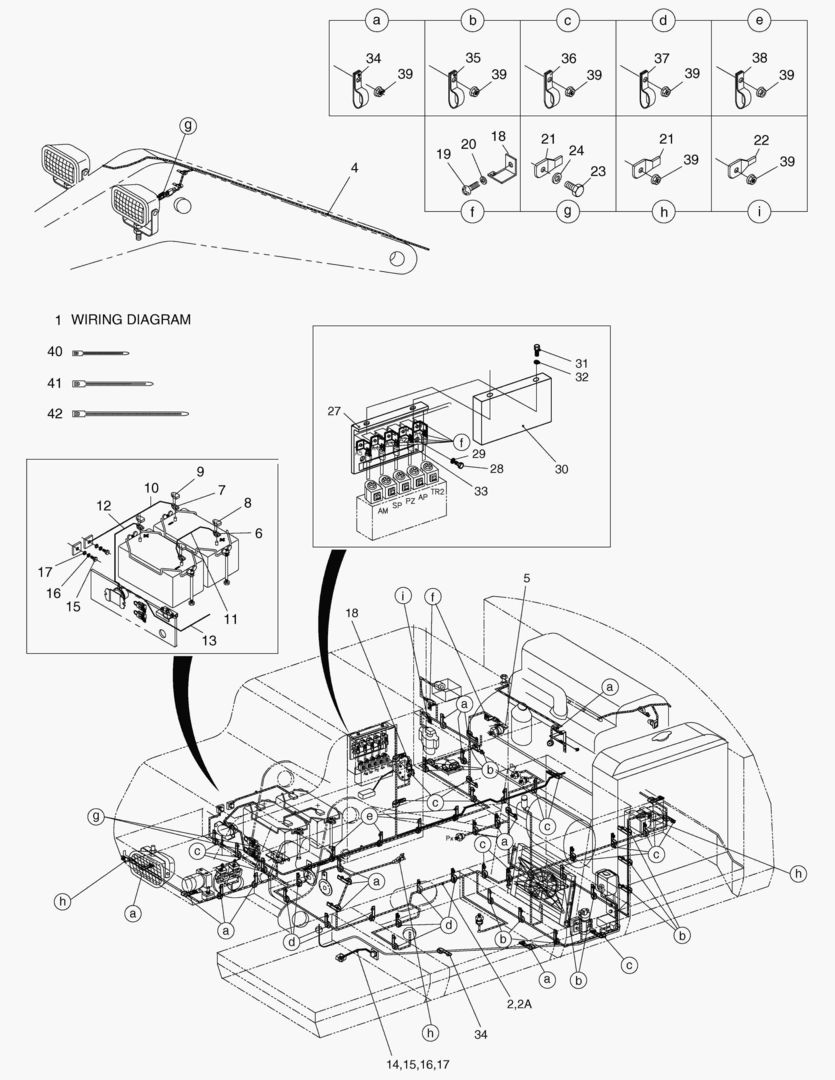 ЭЛЕКТРОПРОВОДКА(1)-СОПРЯЖЕННЫЕ ДЕТАЛИ