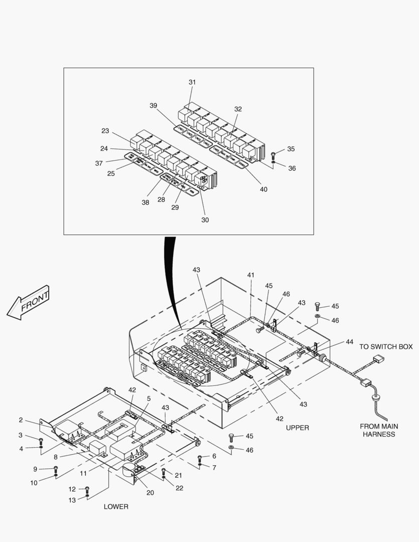 1360 ELECTRIC PARTS(1)-ELECTRIC BOX [1001~1020]