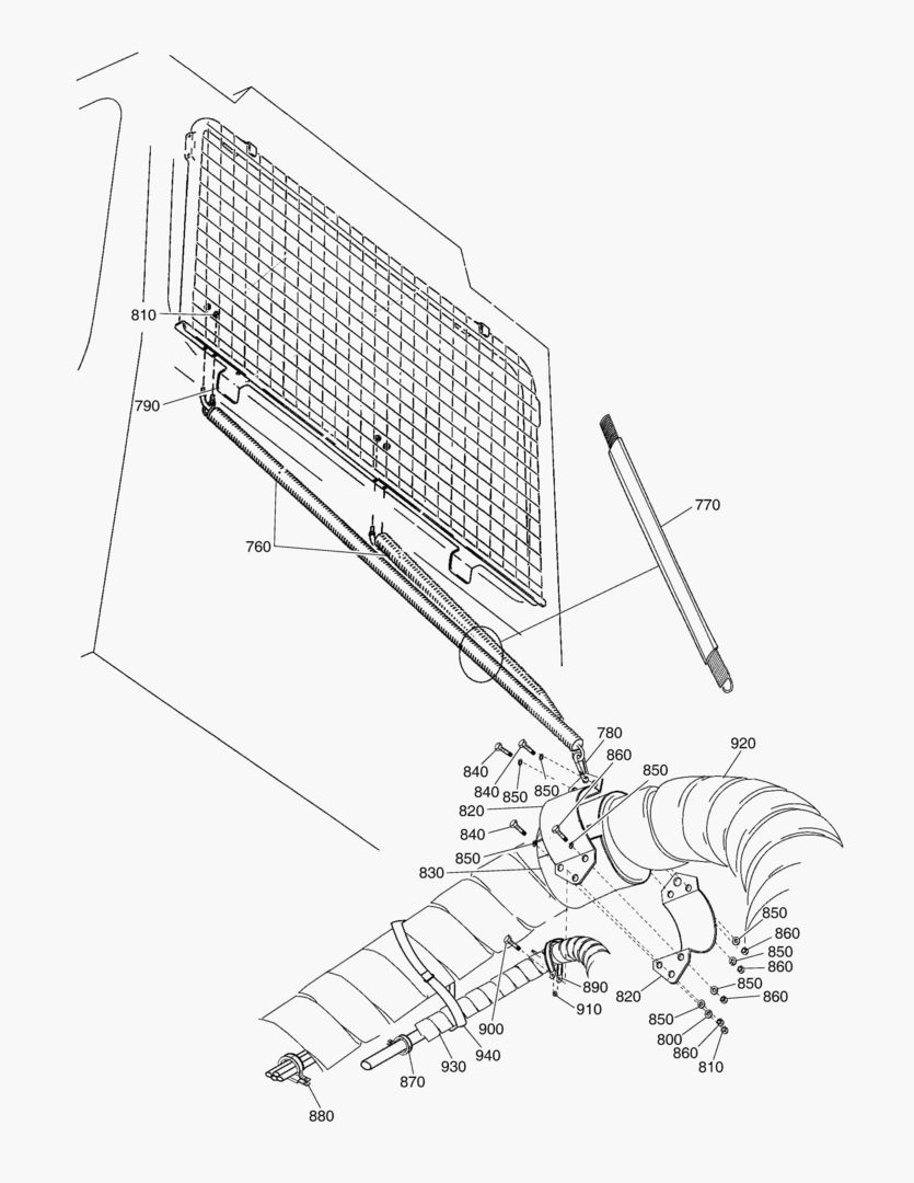 G310-8 HOSE HOLDER