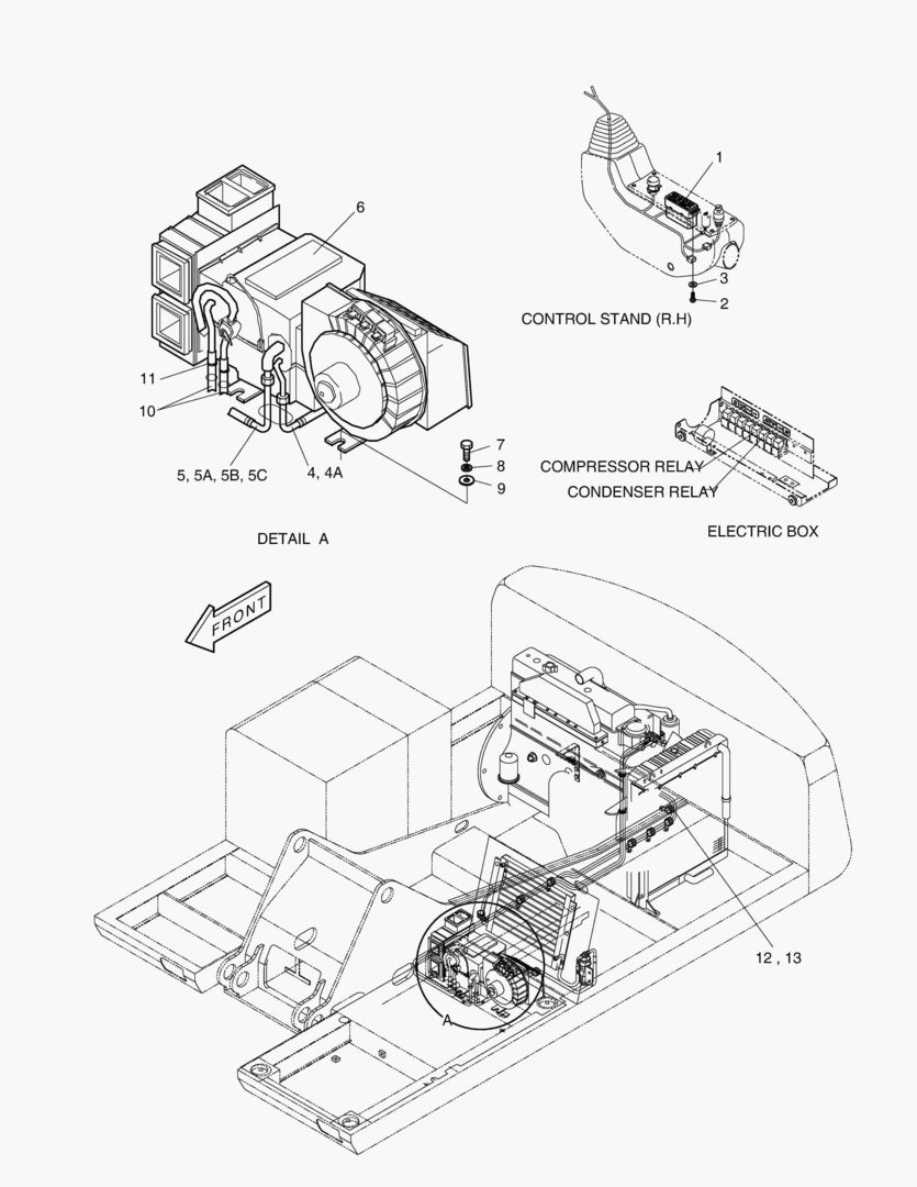 1780 COOLER & HEATER ASS`Y(1)-CABIN PART