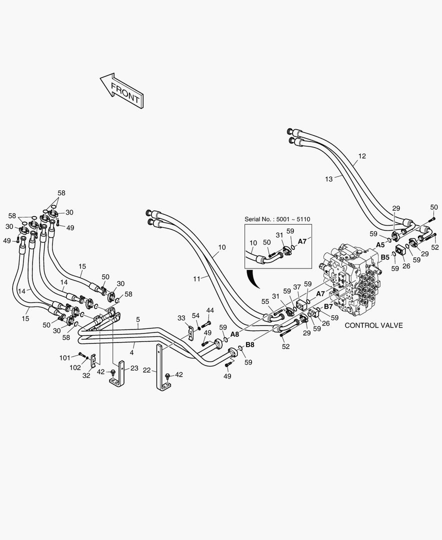 1270 MAIN PIPING(2) [5001~5354]