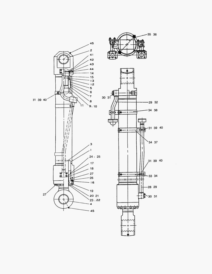 Схема 6651 ARM CYLINDER-2.9M ARM [39~281]