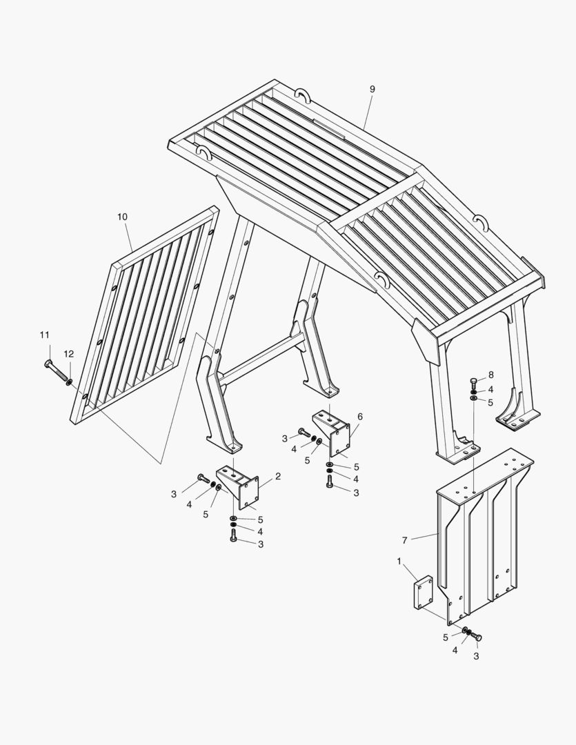 СИСТЕМА ЗАЩИТЫ ОТ ПАДАЮЩИХ ПРЕДМЕТОВ ЗАЩИТНОГО ОГРАЖДЕНИЯ В СБОРЕ